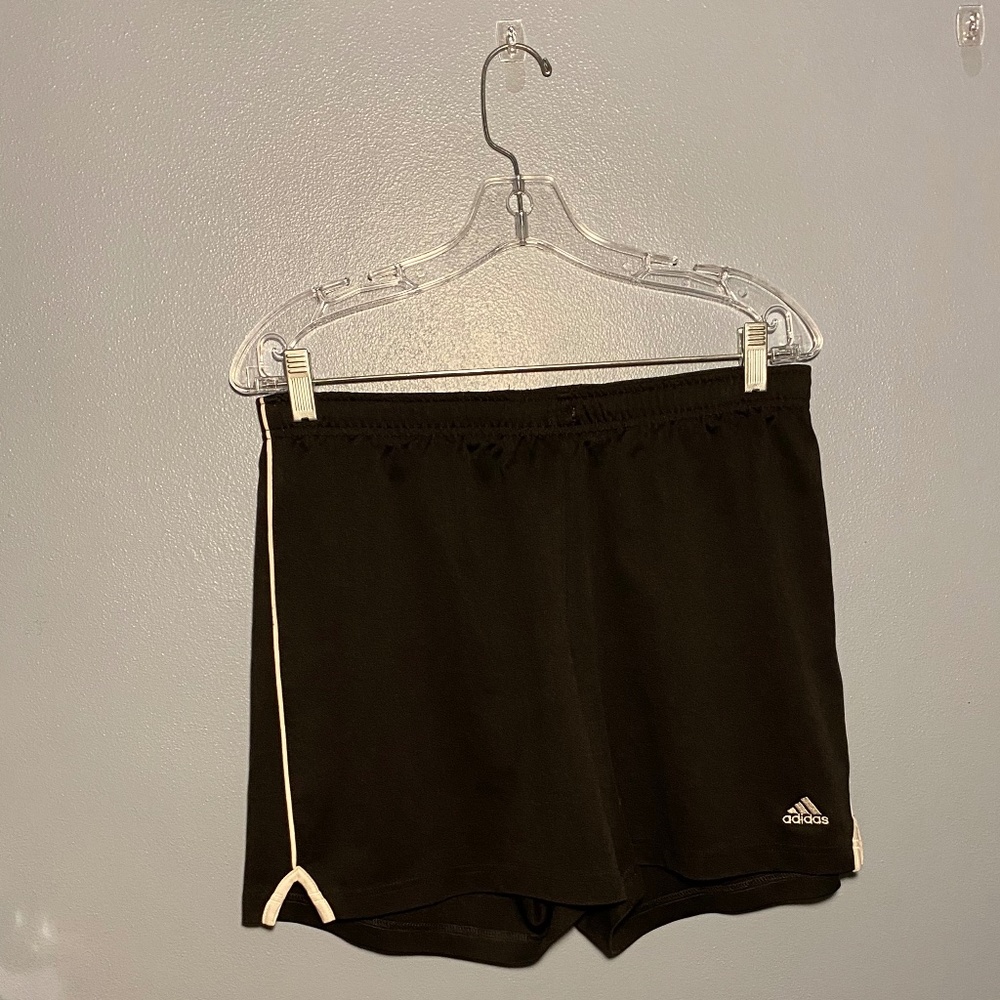 Black adidas athletic shorts
